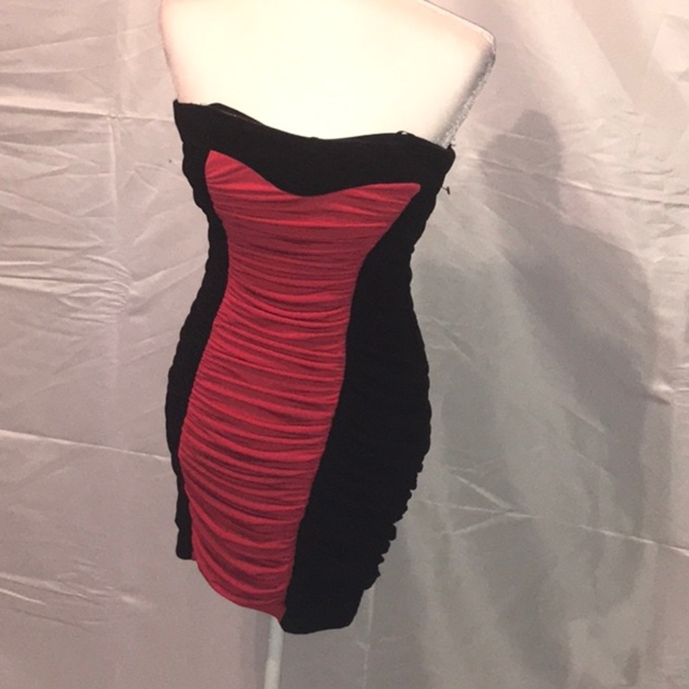 Black and red dress